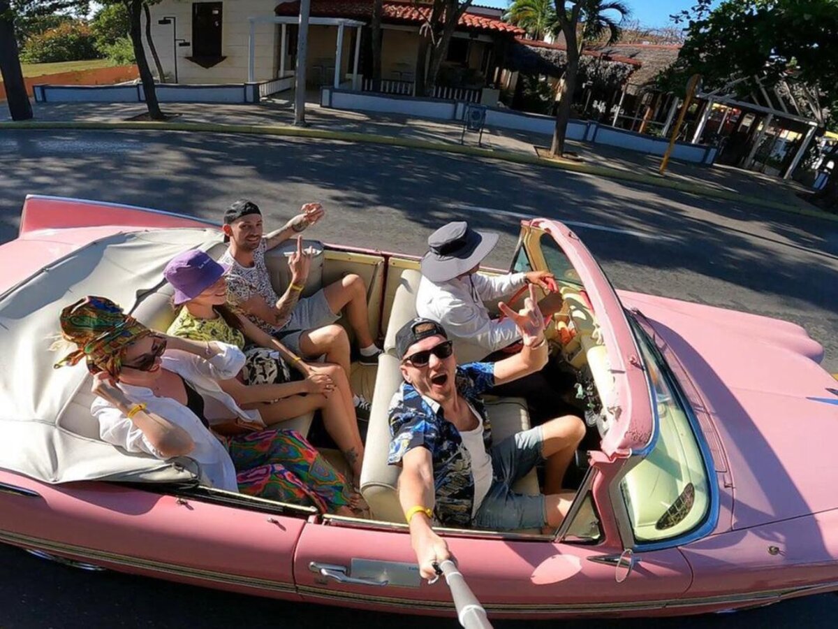 Carro convertible en Varadero